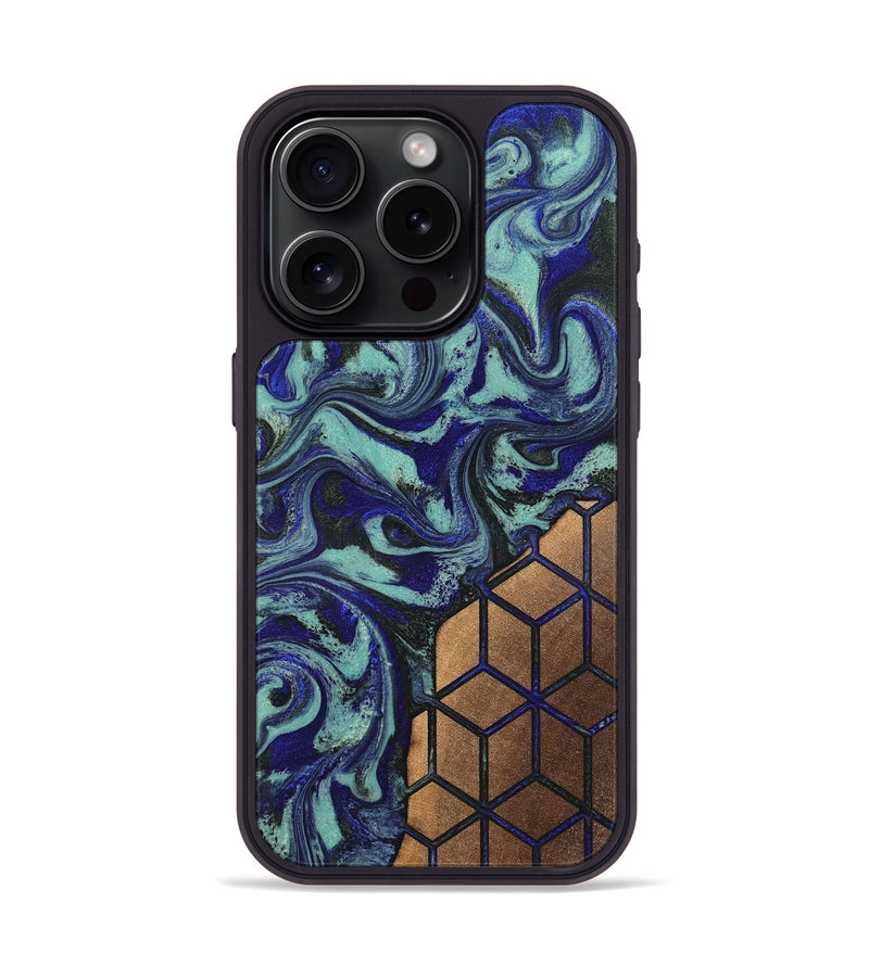 iPhone 15 Pro Wood Phone Case - Ethelyn (Pattern, 819693)