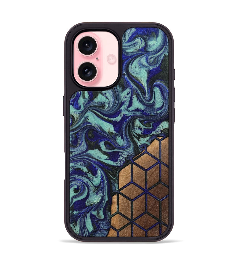 iPhone 16 Wood Phone Case - Ethelyn (Pattern, 819693)