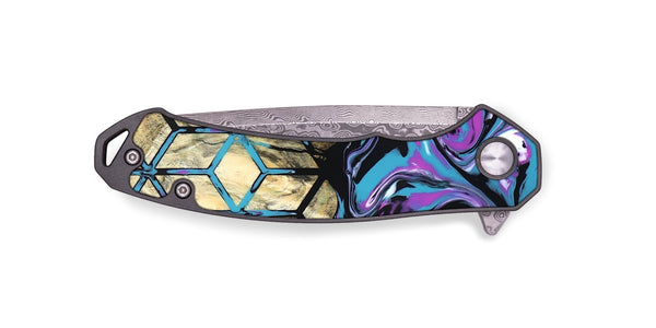 EDC Wood Pocket Knife - Kayden (Neon, 819694)