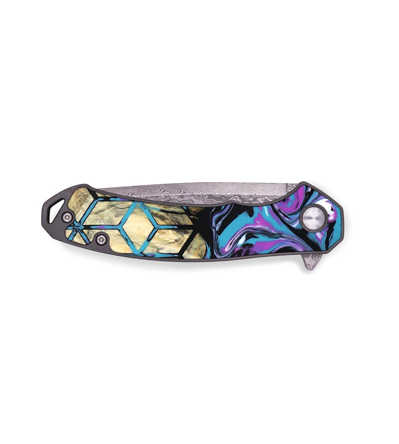 EDC Wood Pocket Knife - Kayden (Neon, 819694)