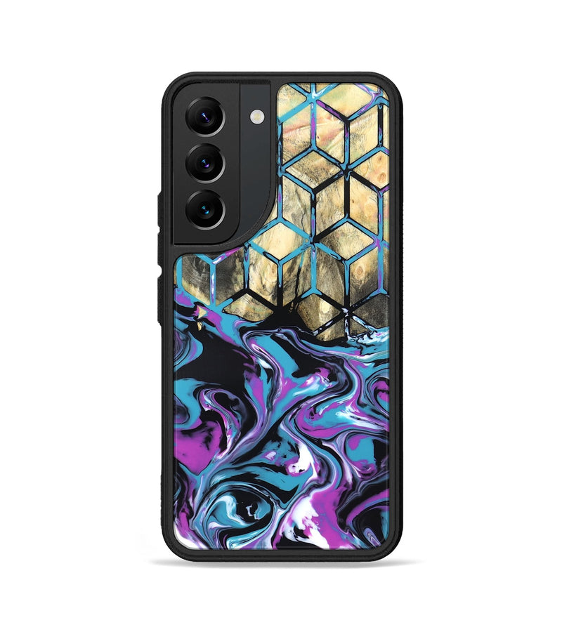 Galaxy S22 Wood Phone Case - Kayden (Neon, 819694)