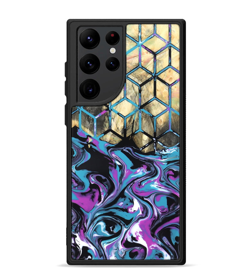 Galaxy S22 Ultra Wood Phone Case - Kayden (Neon, 819694)