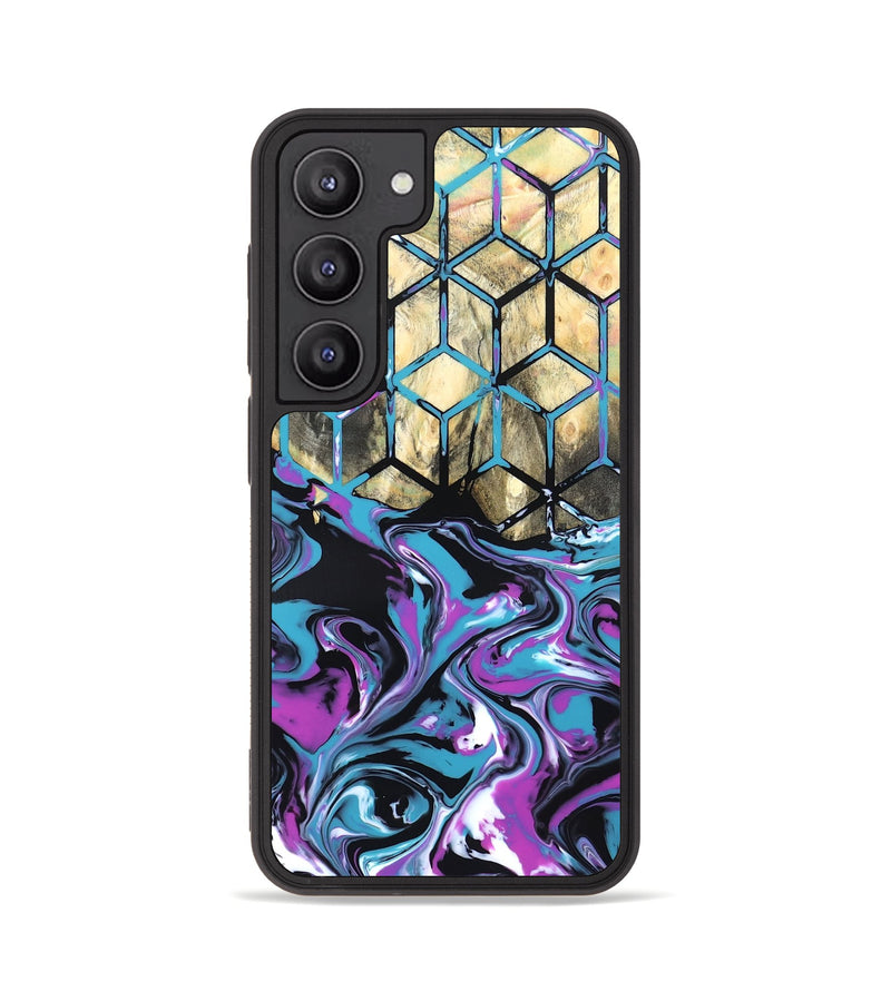 Galaxy S23 Wood Phone Case - Kayden (Neon, 819694)
