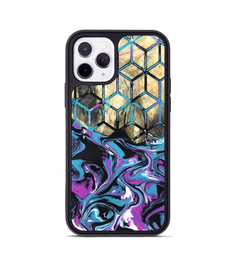 iPhone 11 Pro Wood Phone Case - Kayden (Neon, 819694)