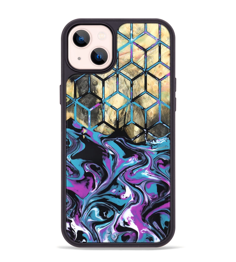 iPhone 14 Plus Wood Phone Case - Kayden (Neon, 819694)