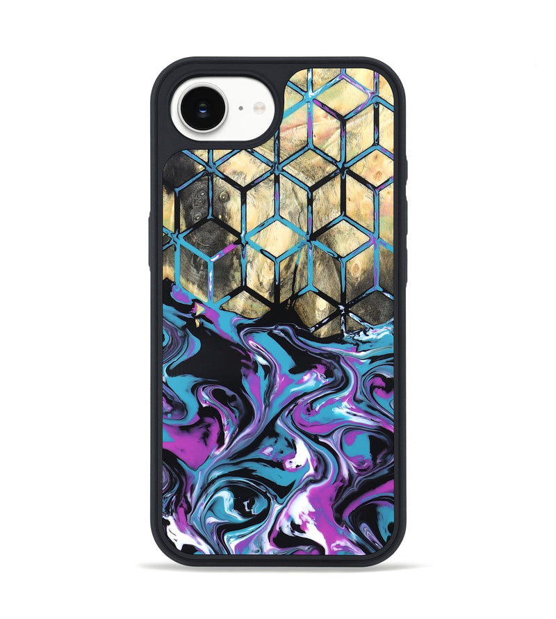 iPhone 16e Wood Phone Case - Kayden (Neon, 819694)