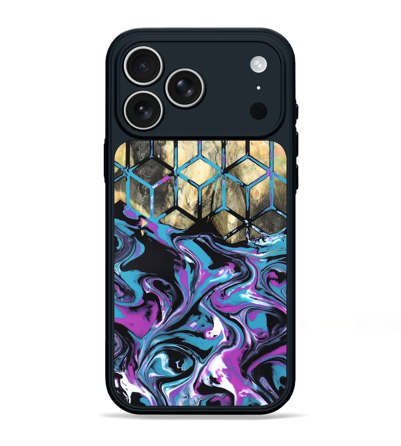iPhone 17 Pro Max Wood Phone Case - Kayden (Neon, 819694)