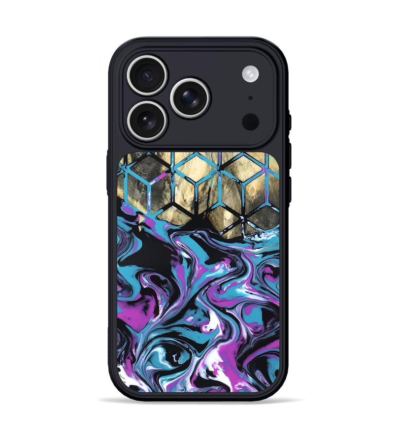 iPhone 17 Pro Wood Phone Case - Kayden (Neon, 819694)