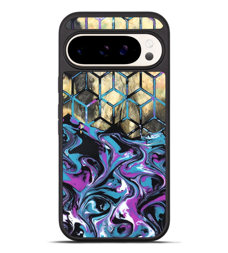 Pixel 10 Pro XL Wood Phone Case - Kayden (Neon, 819694)