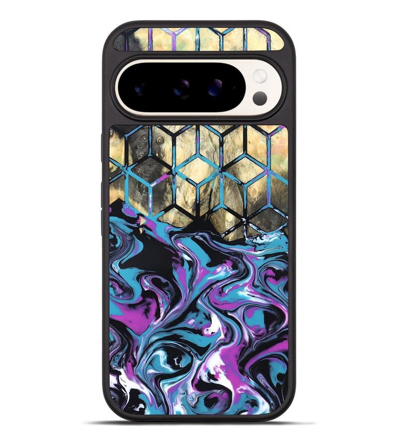Pixel 9 Pro XL Wood Phone Case - Kayden (Neon, 819694)