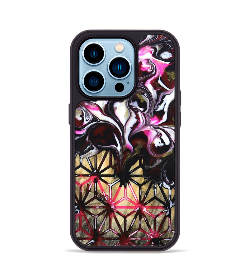 iPhone 14 Pro Wood Phone Case - Shyann (Pattern, 819696)