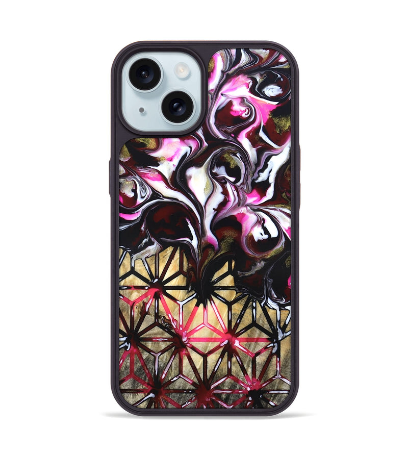 iPhone 15 Wood Phone Case - Shyann (Pattern, 819696)