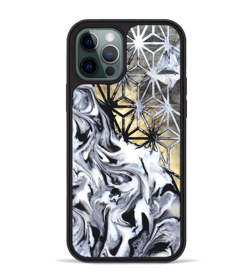 iPhone 12 Pro Max Wood Phone Case - Nautica (Pattern, 819698)