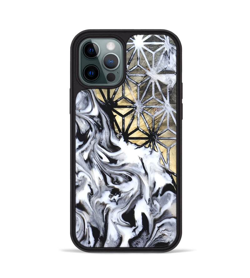 iPhone 12 Pro Wood Phone Case - Nautica (Pattern, 819698)