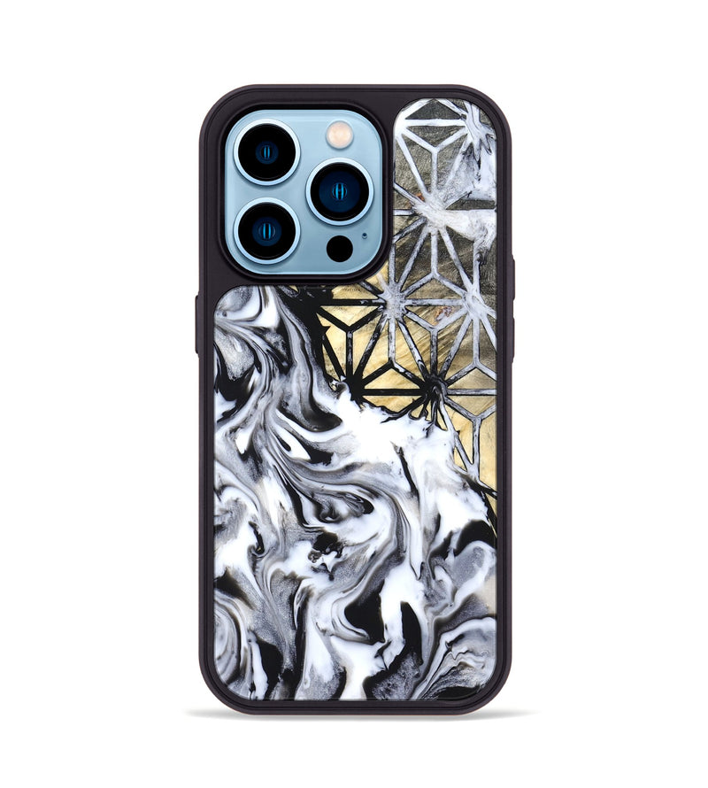iPhone 14 Pro Wood Phone Case - Nautica (Pattern, 819698)