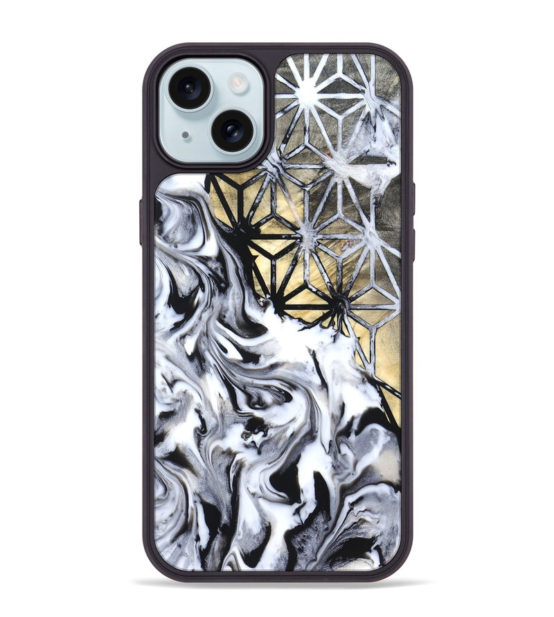 iPhone 15 Plus Wood Phone Case - Nautica (Pattern, 819698)