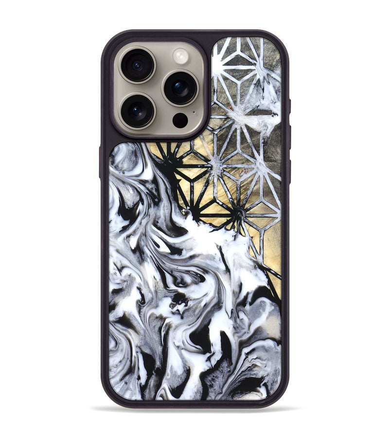 iPhone 15 Pro Max Wood Phone Case - Nautica (Pattern, 819698)