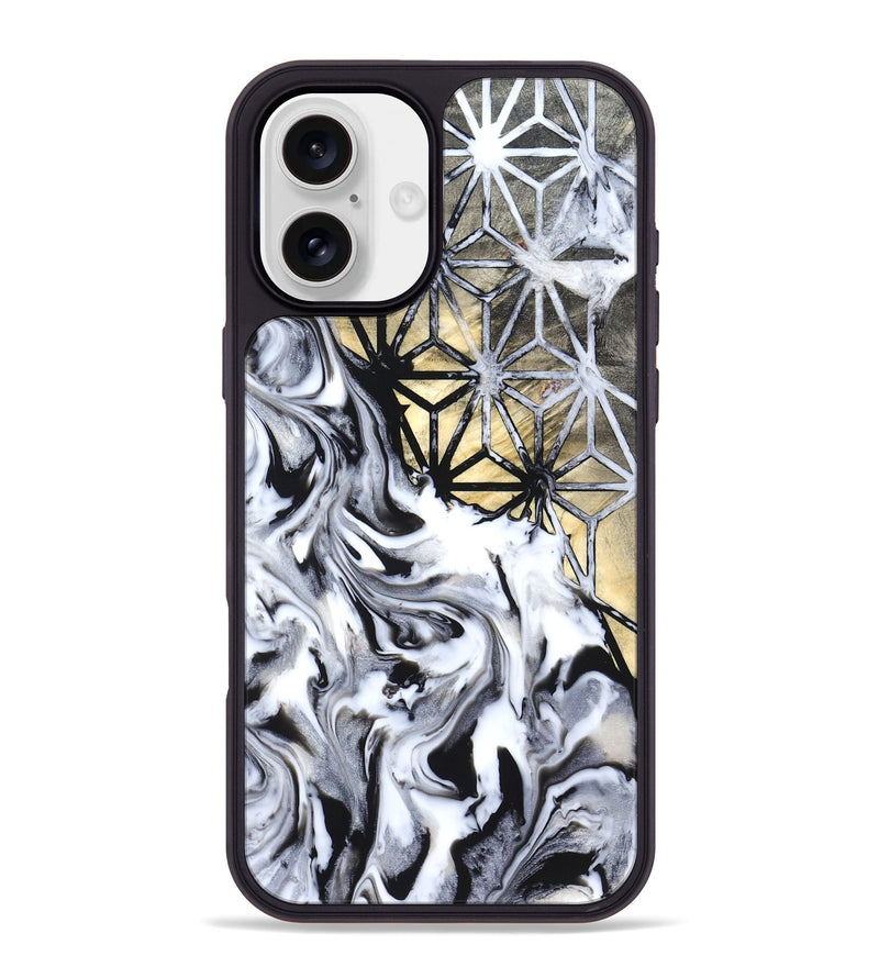 iPhone 16 Plus Wood Phone Case - Nautica (Pattern, 819698)