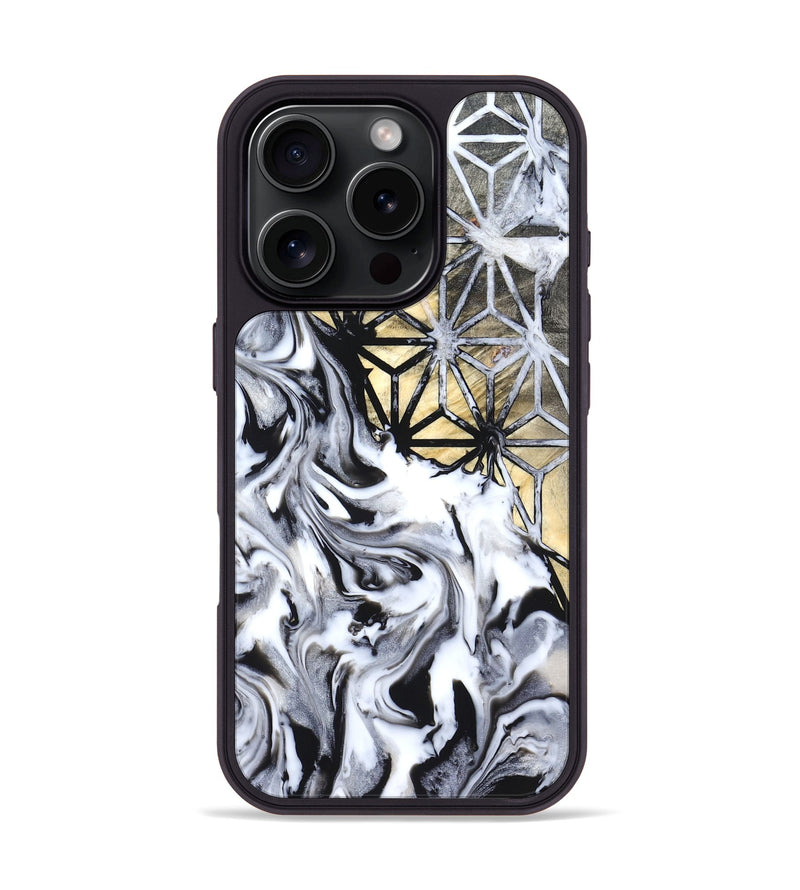 iPhone 16 Pro Wood Phone Case - Nautica (Pattern, 819698)