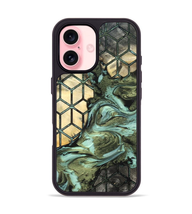 iPhone 16 Wood Phone Case - Marlie (Pattern, 819700)