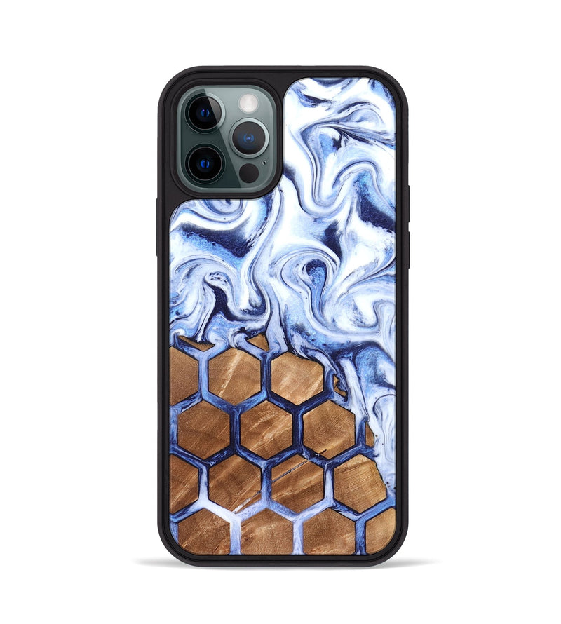 iPhone 12 Pro Wood Phone Case - Marquez (Pattern, 819701)