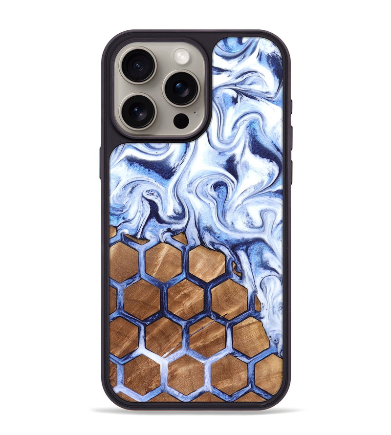 iPhone 15 Pro Max Wood Phone Case - Marquez (Pattern, 819701)
