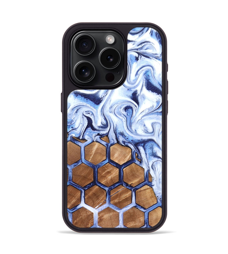 iPhone 15 Pro Wood Phone Case - Marquez (Pattern, 819701)