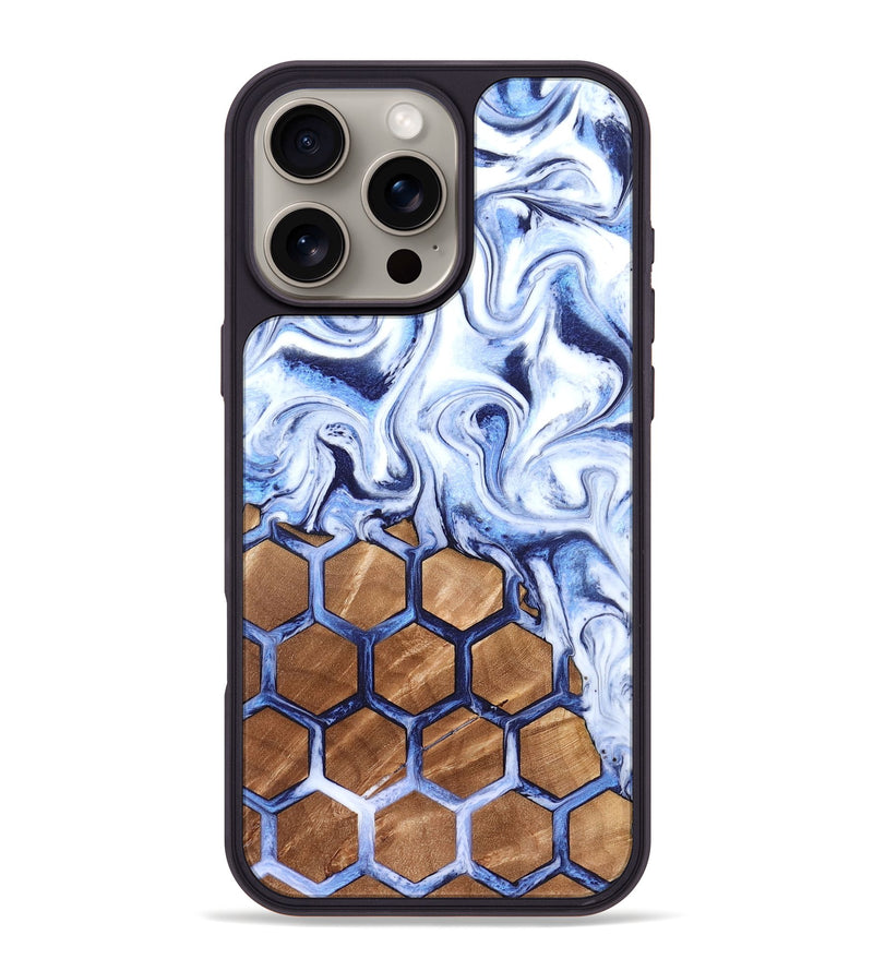 iPhone 16 Pro Max Wood Phone Case - Marquez (Pattern, 819701)