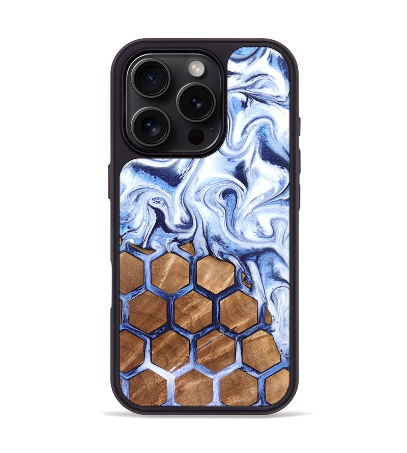 iPhone 16 Pro Wood Phone Case - Marquez (Pattern, 819701)