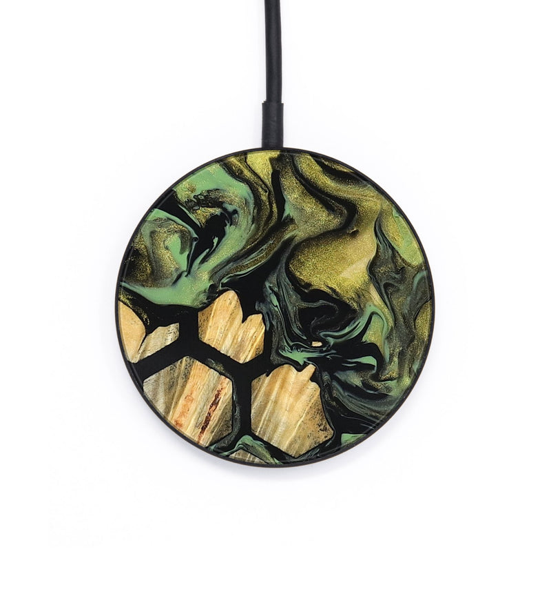 Circle Wood Wireless Charger - Avianna (Pattern, 819702)