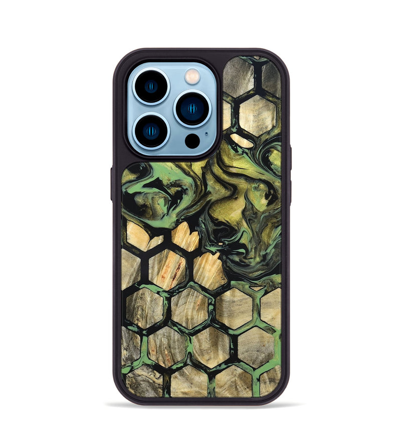 iPhone 14 Pro Wood Phone Case - Avianna (Pattern, 819702)