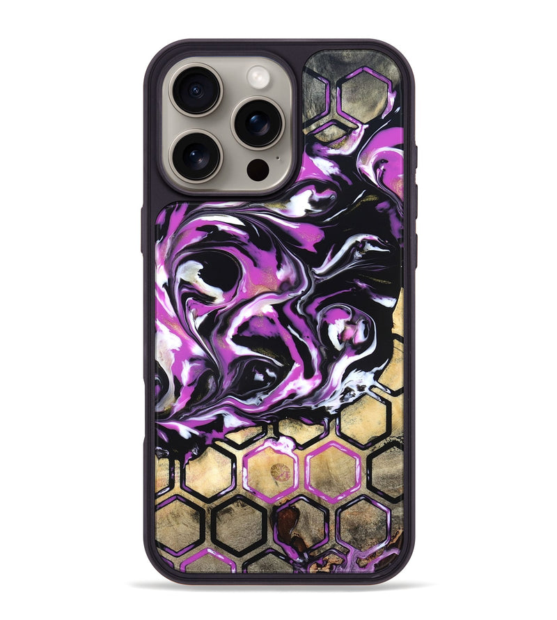 iPhone 16 Pro Max Wood Phone Case - Heidi (Pattern, 819705)