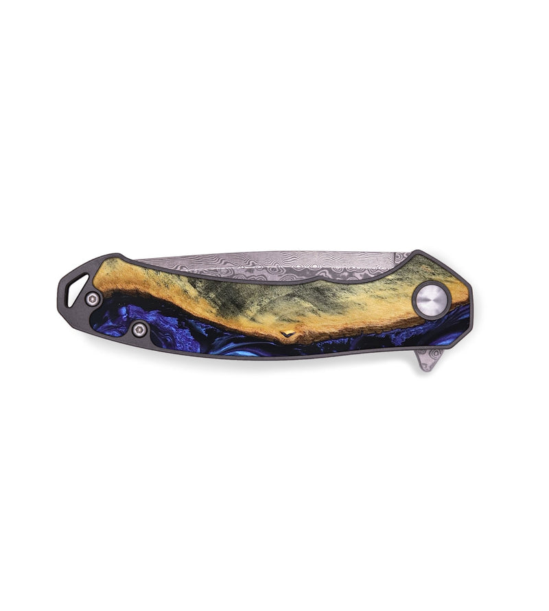 EDC Wood Pocket Knife - Tomeka (Purple, 819707)