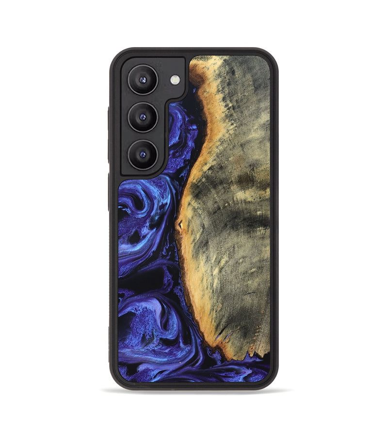 Galaxy S23 Wood Phone Case - Tomeka (Purple, 819707)