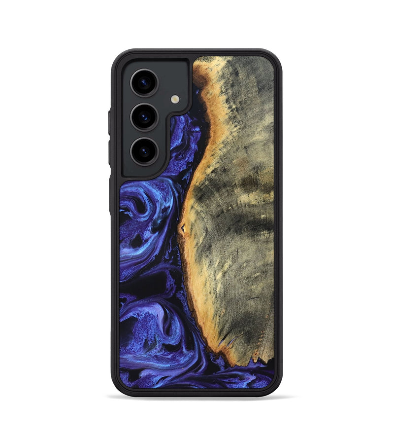 Galaxy S24 Wood Phone Case - Tomeka (Purple, 819707)