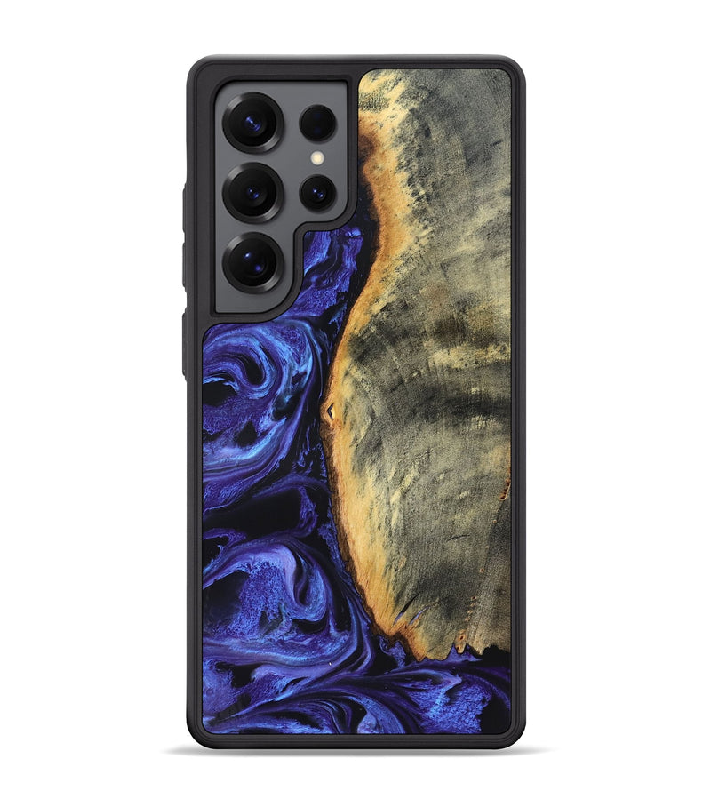 Galaxy S25 Ultra Wood Phone Case - Tomeka (Purple, 819707)