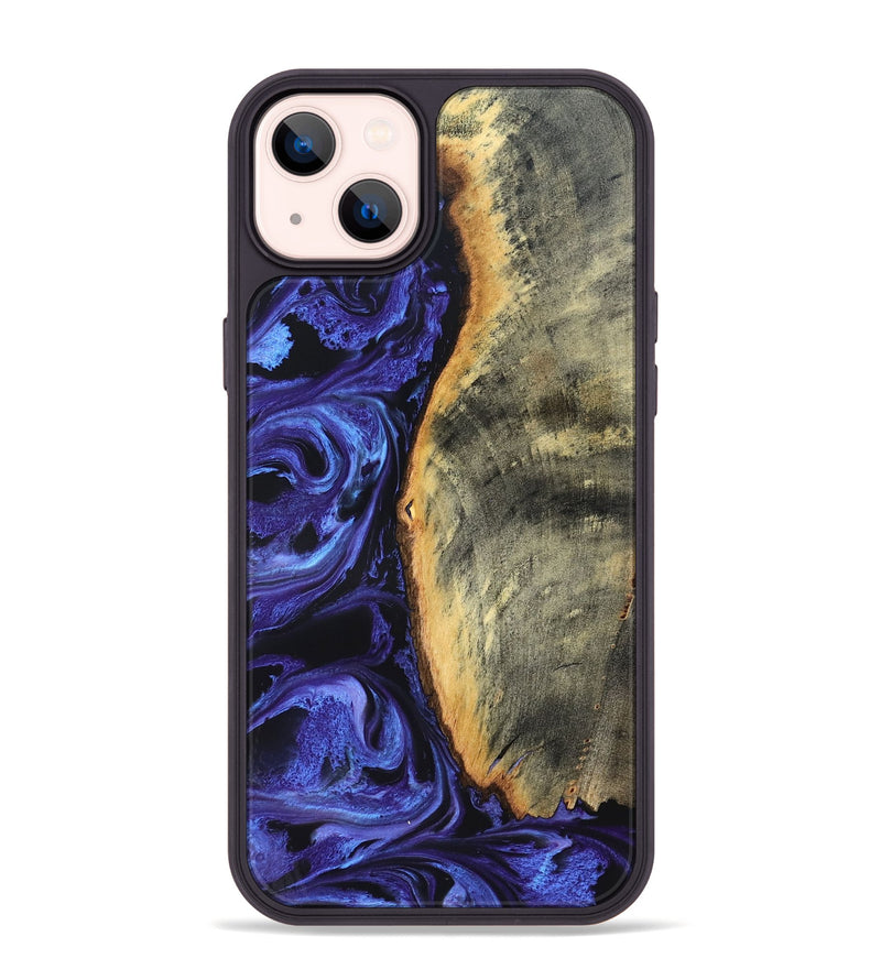 iPhone 14 Plus Wood Phone Case - Tomeka (Purple, 819707)
