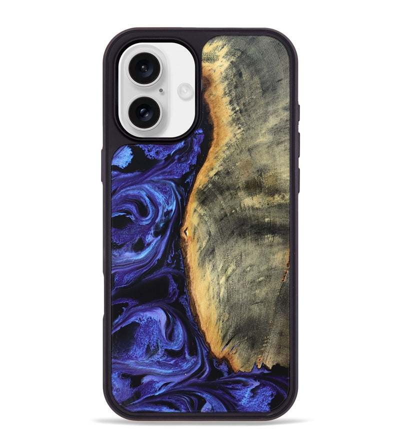 iPhone 16 Plus Wood Phone Case - Tomeka (Purple, 819707)