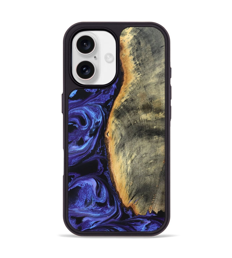 iPhone 17 Wood Phone Case - Tomeka (Purple, 819707)