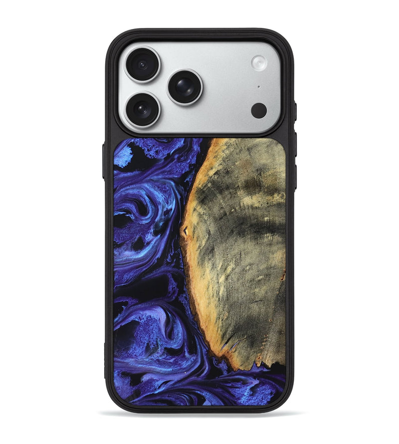 iPhone 18 Pro Max Wood Phone Case - Tomeka (Purple, 819707)