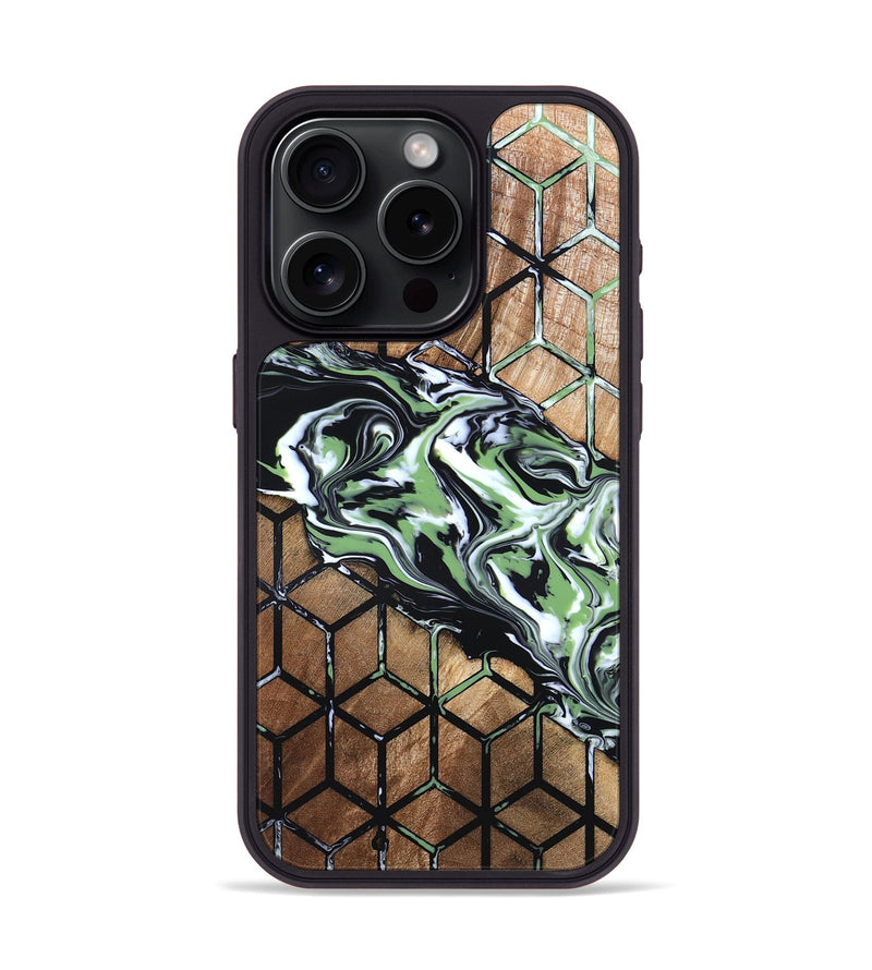 iPhone 15 Pro Wood Phone Case - Chelsey (Pattern, 819727)