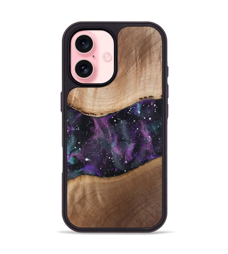 iPhone 16 Wood Phone Case - Malakai (Cosmos, 819743)