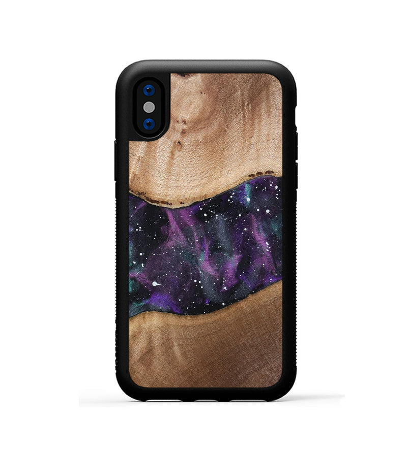 iPhone Xs Wood Phone Case - Malakai (Cosmos, 819743)