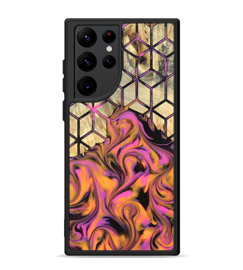 Galaxy S22 Ultra Wood Phone Case - Una (Neon, 819749)