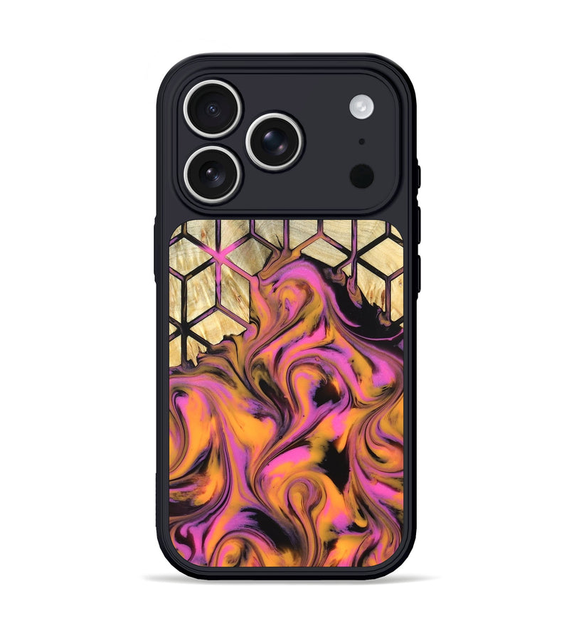 iPhone 17 Pro Wood Phone Case - Una (Neon, 819749)