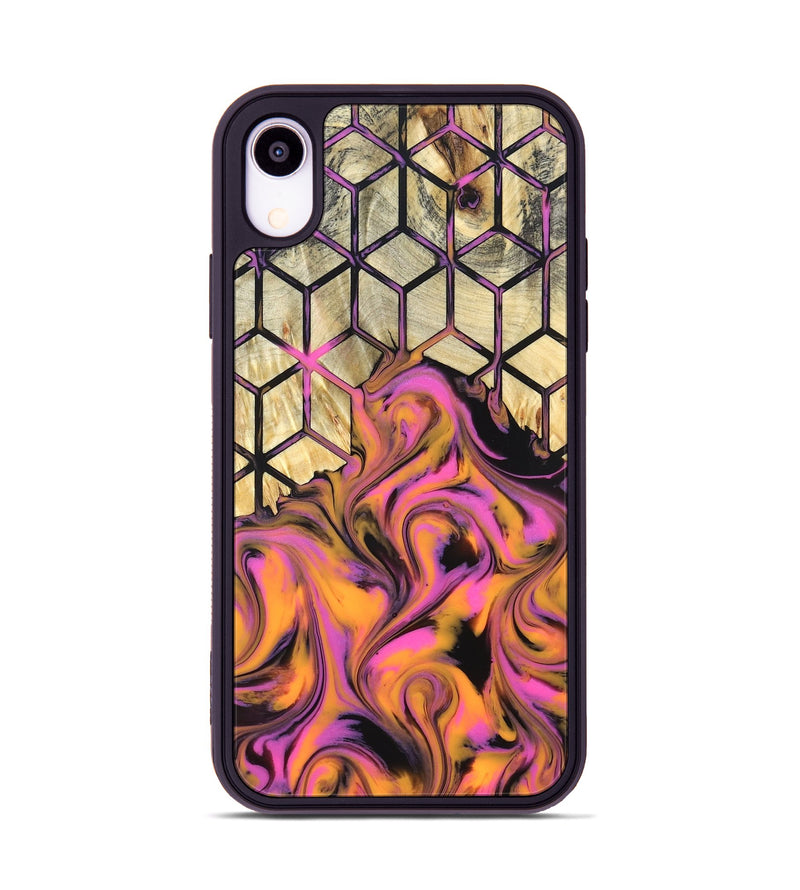 iPhone Xr Wood Phone Case - Una (Neon, 819749)