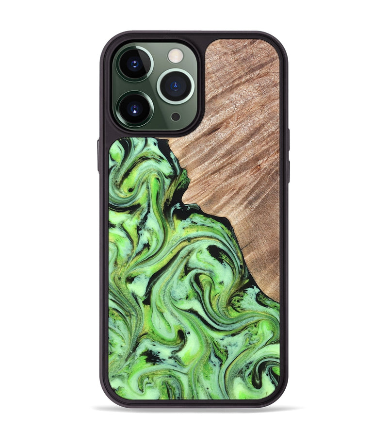 iPhone 13 Pro Max Wood Phone Case - Sunny (Neon, 819750)