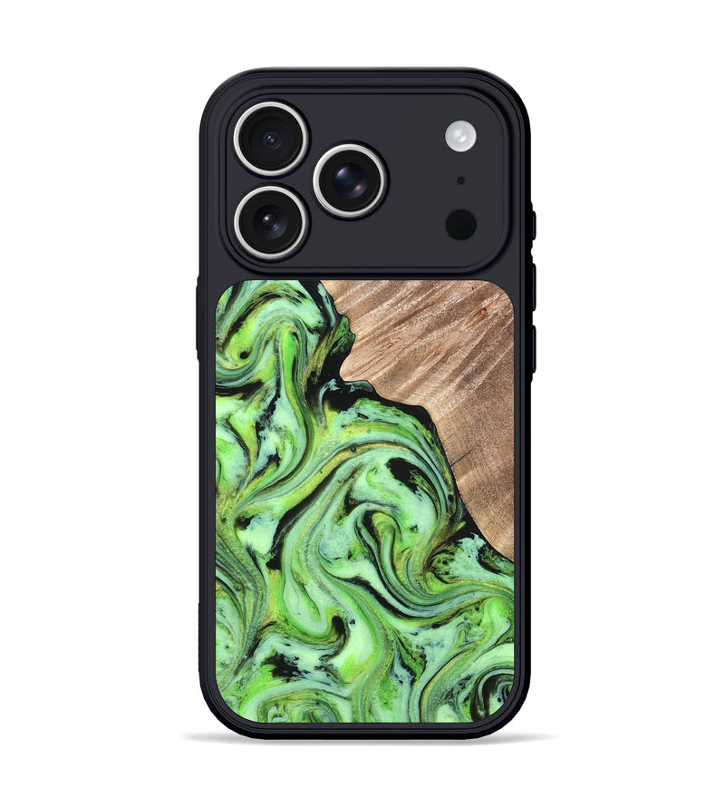 iPhone 17 Pro Wood Phone Case - Sunny (Neon, 819750)