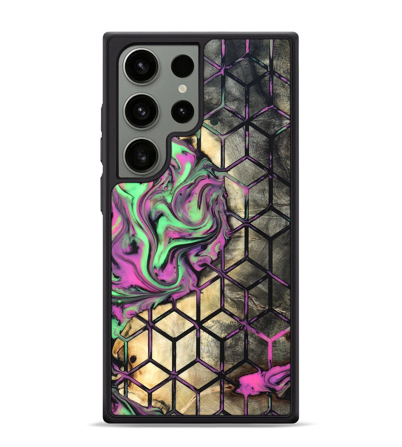 Galaxy S24 Ultra Wood Phone Case - Andria (Neon, 819752)