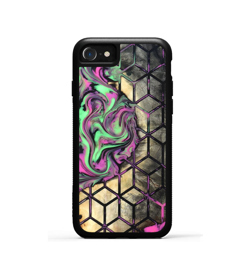 iPhone SE Wood Phone Case - Andria (Neon, 819752)